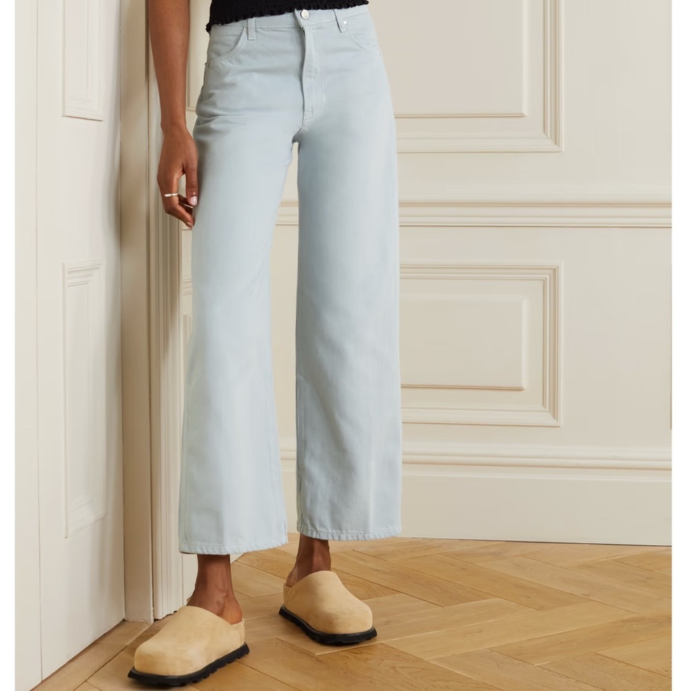 Reformation Cowboy High Rise Jeans -Powder Light Blue - Size 28